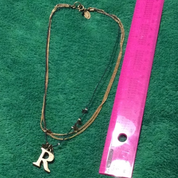 🌹Initial R 3 strand necklace stars circo gold - Picture 4 of 4